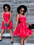 Corset dress "MARAKUJA A602" - PINK
